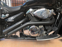 Load image into Gallery viewer, Suzuki Boulevard M109 R VZR1800 Custom Ceramic Coated Black Dump Pipes, Exhaust System.