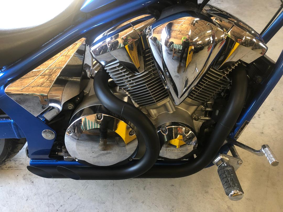 Honda fury deals black engine covers