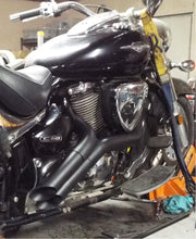 Load image into Gallery viewer, Suzuki Boulevard M50/C50 VZ800 VL800 Custom Ceramic Coated Black Dump Pipes 2005+