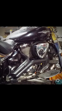 Load image into Gallery viewer, Suzuki Boulevard M50/C50 VZ800 VL800 Custom Ceramic Coated Black Dump Pipes 2005+