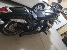 Load image into Gallery viewer, Suzuki Boulevard M109 R VZR1800 Turn Out Custom Sports Exhaust system - Ceramic coated black