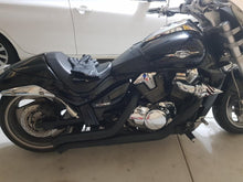 Load image into Gallery viewer, Suzuki Boulevard M109 R VZR1800 Turn Out Custom Sports Exhaust system - Ceramic coated black