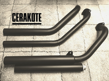 Load image into Gallery viewer, Suzuki Boulevard M109 R VZR1800 Custom Sports Exhaust system (Ceramic Coated Black)