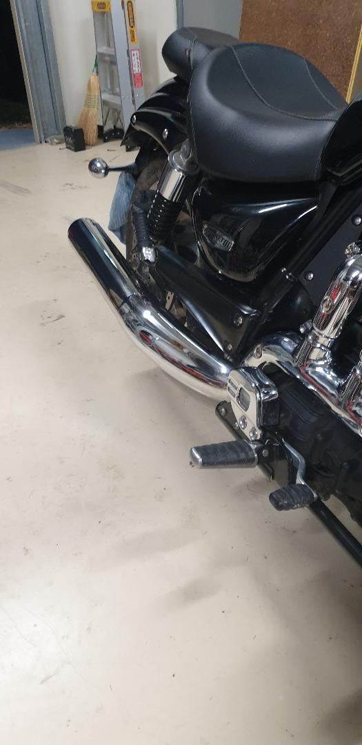 Triumph rocket 3 roadster exhaust clearance systems