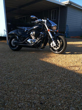 Load image into Gallery viewer, Suzuki Boulevard M109 R VZR1800 Turn Out Custom Sports Exhaust system - Ceramic coated black