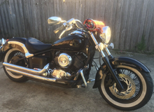 Load image into Gallery viewer, Yamaha XVS 650 Twin Stainless Steel Sports Exhaust