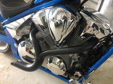 Load image into Gallery viewer, Honda Fury 2 into 1 Ceramic Coated Black Exhaust System