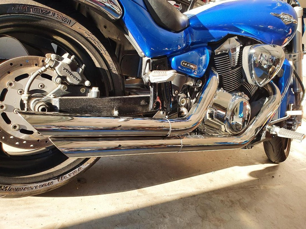 Suzuki Boulevard M109 R VZR1800 Custom Sports Exhaust system (Polished)