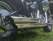 Load image into Gallery viewer, Suzuki Boulevard C109 VLR1800 Custom Sports Exhaust system (Polished)